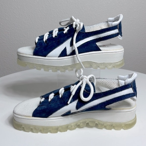 Chinese Laundry Lightning Bolt Gina Chunky Open Toe Y2K 90s Vibe Sneakers Size 7 - Picture 3 of 13